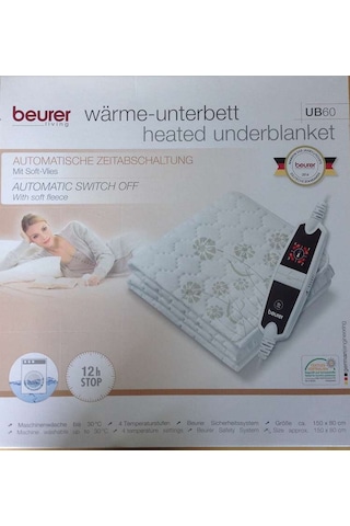 Beurer Ub 60 Isıtmalı Yatak Altı Minderi / Elektrikli Minder