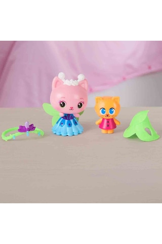 Gabby S Dollhouse 2 Li Figür Seti - Queen Kitty Fairy Kitty Gnome