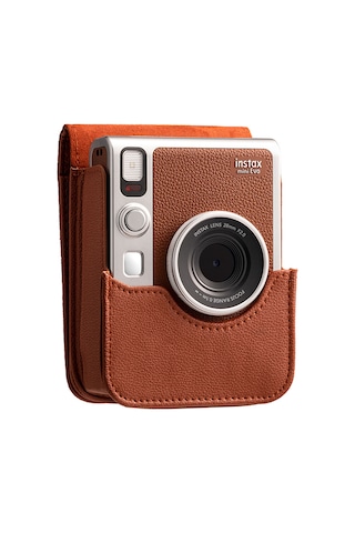 Instax Mini Evo Kahverengi Deri Çanta-fotsıbp079