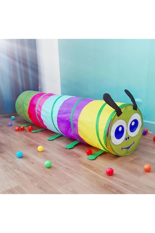 Renkli Otomatik Kolay Kurulum Tırtıl Çocuk Oyun Çadırı 180cm