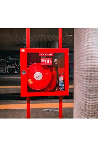 1" Yarı Sert Yangın Dolabı Hortumu Yarı Sert Yangın Hortumu Ts 694 Belgeli 100 Mt