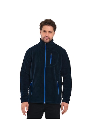 Genius Store Genıus Store Erkek Polar Tam Fermuarlı 3 Cepli Outdoor Polar Ceket Tactical Flecee Lacivert