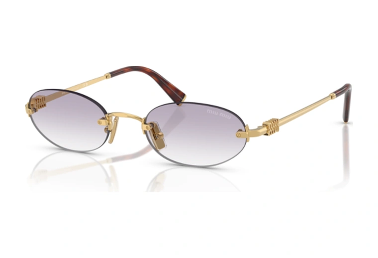 Mu Mua54s 5ak04o 51-20-140 Kadın Güneş Gözlüğü Altın