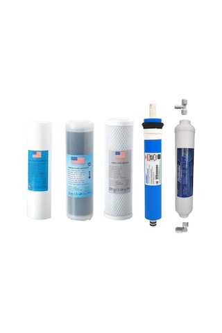 Filtre Dünyası U.S.A Su Arıtma Filtresi Takım 5'Li Set Arıtıcı Filtresi