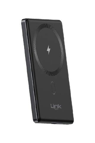 Linktech Wp15 Premium 5000 Mah 15w Kablosuz Şarj Powerbank Gri