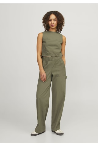 Jack & Jones Kadin Büzgülü Sirt Cut Out Detayli Bluz - Kaia 12253384 Aloe Yeşil