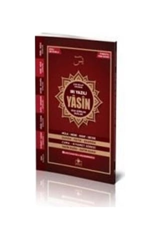 Sesli Yasin-I Şerif Arapça Iri Yazılı Orta Boy