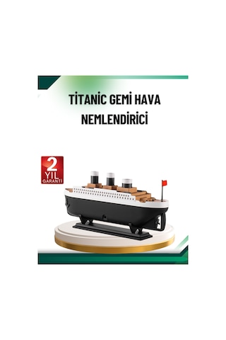 Hava Nemlendiriciler Buhar Efektli Titanik Gemi Oda Kokusu Difüzör Led Işıklı Nemlendirici