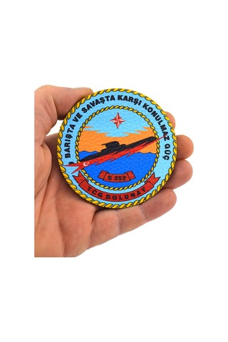 Tcg Dolunay - Cırt - Patch - Peç - Arma - 8 Cm Çok Renkli