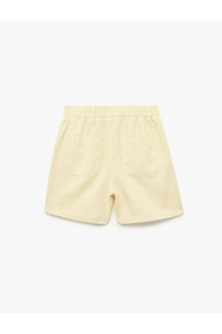 Koton Shorts Sarı 6smb40033tw