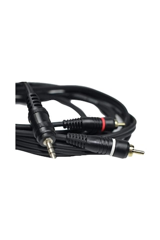 4794s 3.5mm Stereo To 2rca Aux Ses Kulaklık Çevirici Kablosu 1.8M