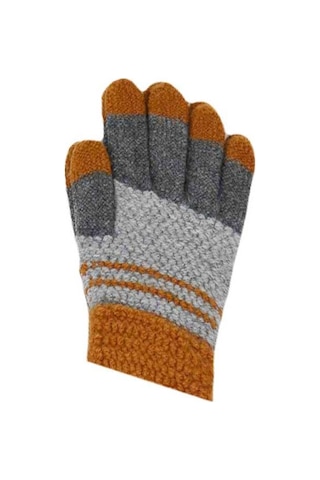Kitti Erkek Çocuk İki Renk Ektra Yumuşak Doku Örme Eldiven P-k2220-08 001