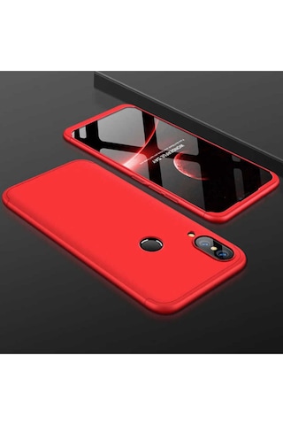 Huawei P20 Lite Kılıf Zore Ays Kapak Kırmızı