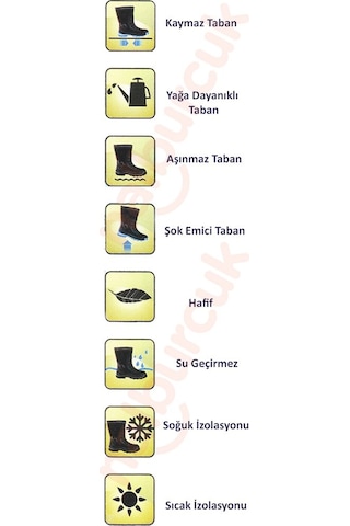 Gezer Kauçuk Avcı Çizme Konçlu Uzun (Çoraplı) - 43