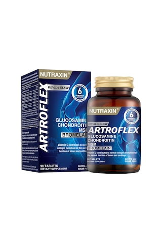 Nutraxin Artroflex 90 Tablet - Glukozamin Kondroitin MSM Bromelain Şeytan pençesi