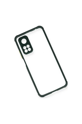 Newface Xiaomi Mi 10t Pro Kılıf Miami Şeffaf Silikon - Koyu Yeşil