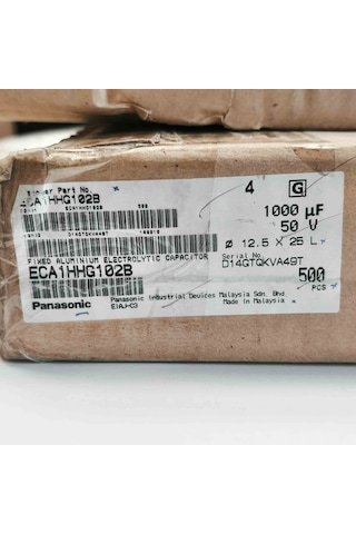 Eca1hhg102b 1000mf 50v 12.5x25 105 30 Adet