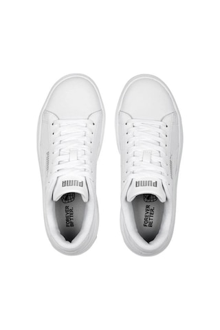 Puma 40617501 Smash Platform V3 Tdp Whıte Sılver Kadın Sneaker Beyaz