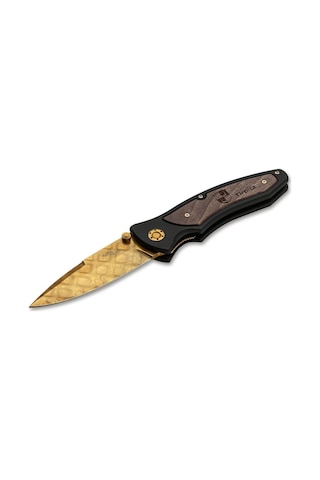 Böker Manufaktur Tirpitz-Damascus Gold Kamp Çakı Çok Renkli