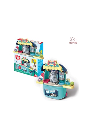 Ogi Mogi Toys Evcil Hayvan Oyun Seti Tekerlekli Çekçekli Sırt Çantası