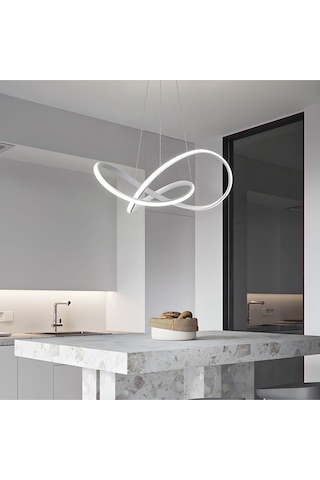 Sonsuzluk Model Tekli Sarkıt Beyaz Işık Ultra Power Avize Avizev