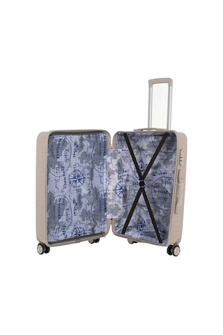 Lumberjack Parıs -k Pp 5pr Bej Unisex Küçük Boy Valiz 000000000102042714 Bej