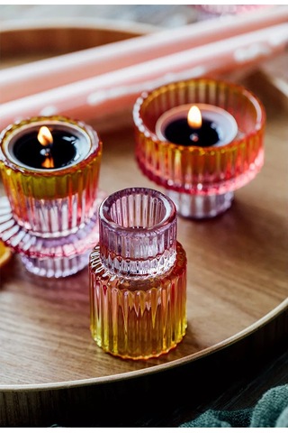 House Axiom 3'lü Cam Mumluk Seti 183366963 Pembe