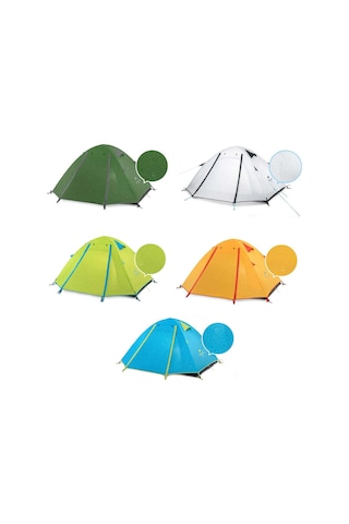 Naturehike P-serisi 2 Kişilik Kamp Çadırı Çok Renkli