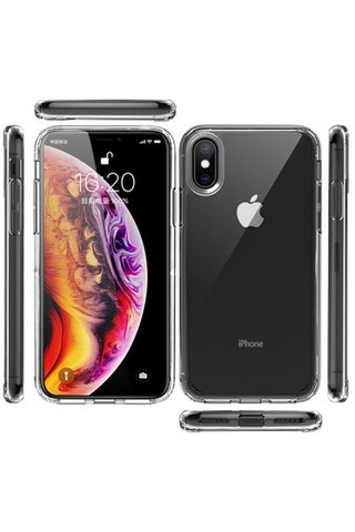 Apple Uyumlu iPhone Xs Max Kılıf Şeffaf Tam Koruma Sağlayan Premium Tpu Silikon Kapak Ryc/coss Şeffaf
