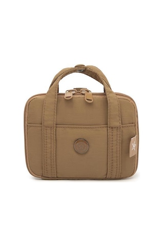 Smart Bags Mikro Poly Kumaş Askılı Mini Boy Kadın Cüzdanı 3346 Kahve