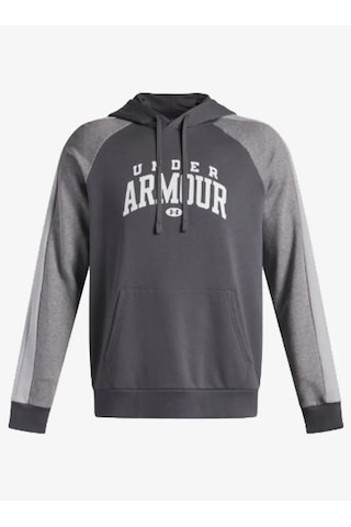 Under Armour 6003958-001 Rival Flc Cb Hood Erkek Sweatshirt Gri