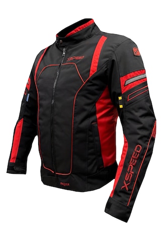 Xspeed Anger Plus 4 Mevsimlik Korumalı Motosiklet Montu Kırmızı