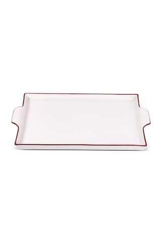 Aryıldız Bird Red 15 Parça Tepsili Oval Kahvaltılık Çok Renkli