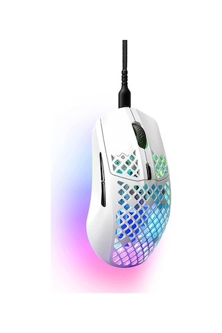 SteelSeries Aerox 3 Snow 2022 Kablolu RGB Gaming Mouse