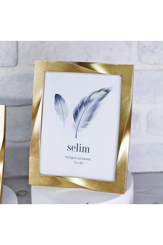 Selim 15 x 20 CM Curved Çerçeve Altın