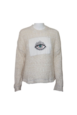 Bulalgiy Kadın Ekru Kazak - Bga00030M