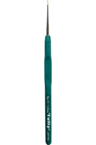 Abarta Tulip Silikon Elastik Saplı Dantel Tığ No:11 & 1.05mm Yeşil No 11 - 1,05 Mm
