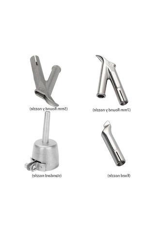 Motion Y Ucu Tabanca Sıcak Round Plastik Nozzle Nozulları Meşalesi Kaynak Kaynak Isı Hız Direnci Aracı 7mm Rn Yüksek Kaliteli Kaynak Ucu