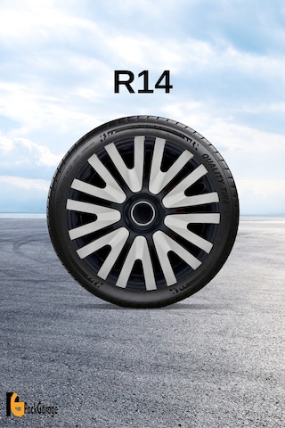 Volkswagen Up Club 14'' İnç Jant Kapağı 4 Adet Siyah Gri C107
