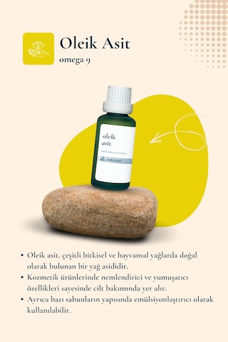 Oleik Asit Serumu 30 Ml - Saç Ve Cilt İçin Nemlendirici Serum