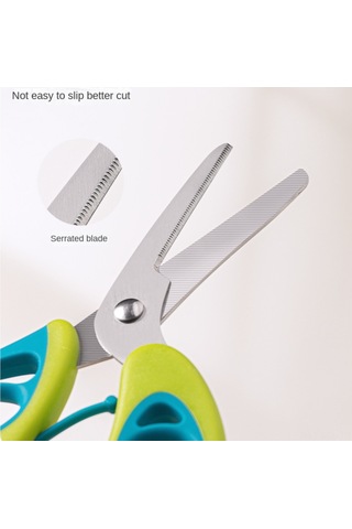 Konesam Açık Yeşil Bebek Besin Makası - Çelik, Multifonksiyonel Sebze Et Kesici, Ev Ve Taşınabilir Anne Bebek Gereci