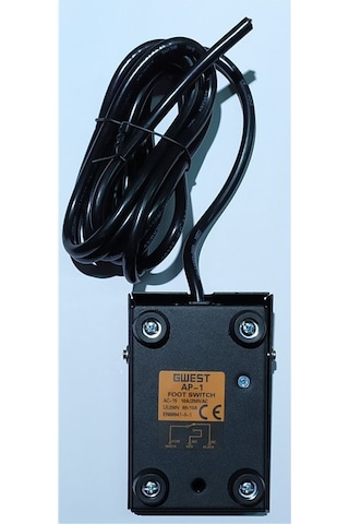 Makine Ayak Pedalı Ayak Switch 2 M Kablolu