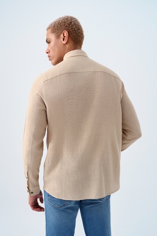 Loft Erkek Gömlek Lf2038578 Bej