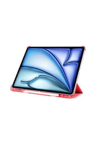 Apple Uyumlu iPad Air 13 2024 Redclick Smart Cover Kalem Bölmeli Standlı 1-1 Kılıf