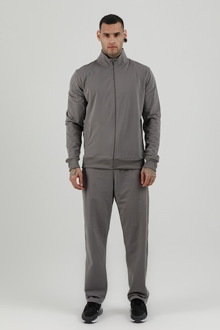 Airlife Sportswear Tam Boy Fermuarlı Erkek Dik Yakalı Eşofman Takımı Gri