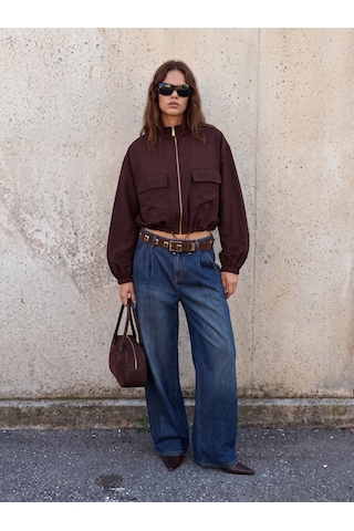 LTB Maelıs Chino Geniş Paça Mid Indigo Jean Pantolon