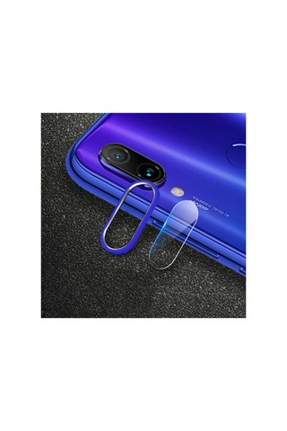 Xiaom Redmi Note 7 Kamera Koruma Metal Lens+ Kırılmaz Cam Set- 5775 - Hs08377200-3718 Siyah Siyah