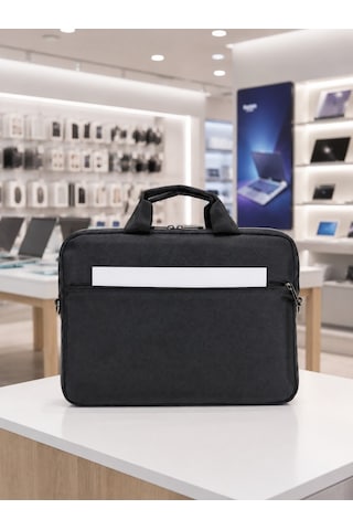 Plm Canyoncase 13 İnç Laptop Dizüstü Bilgisayar Evrak Çanta-siyah