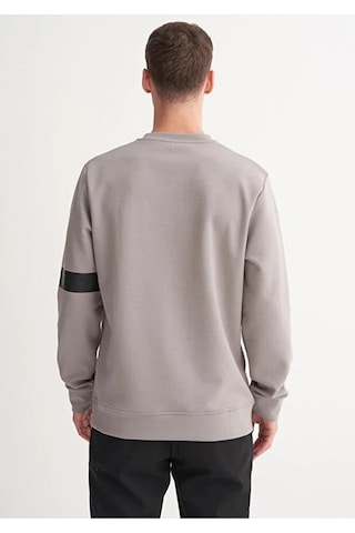 Cazador Dynamic Regular Fit Pamuk Karışımlı Scuba Sweatshirt Gri