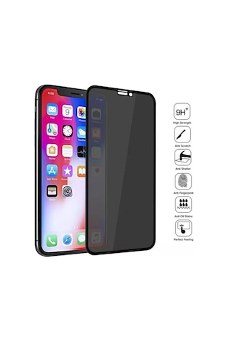 Apple iPhone Uyumlu Xs Max-11pro Max Birebir Aynı 6d Kavisli Temperli Hayelet Ekran Koruyucu Kırılmaz Cam